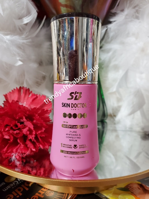 3pcs. Set. Skin Doctor Egyptian Glow ULtra radiamce body lotion, whitening corrector serum & anti spot face cream with vit. C spf30.👌