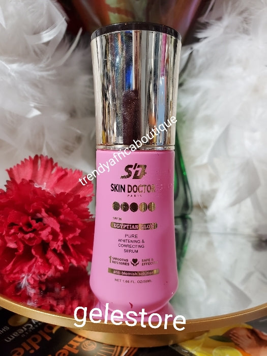 Skin Doctor paris egyptian glow pure whitening & corrective serum spf30. Anti blemishes x 1