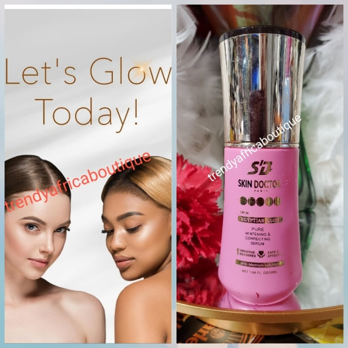 Skin Doctor paris egyptian glow pure whitening & corrective serum spf30. Anti blemishes x 1