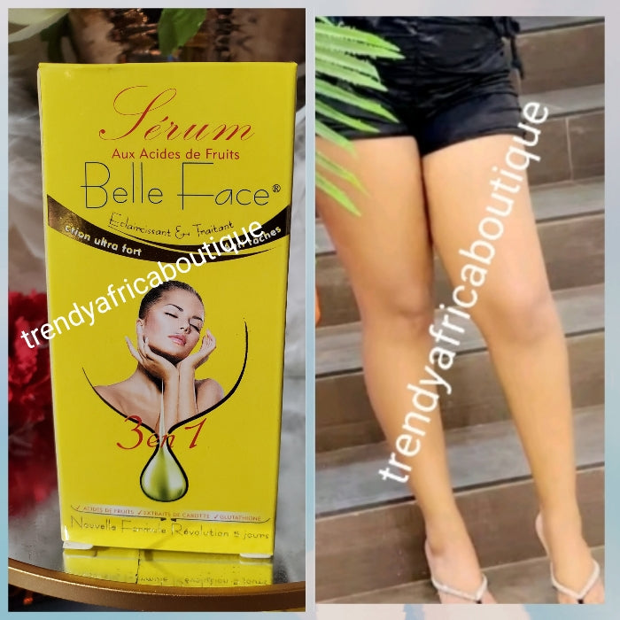 Serum Belle Face lightening & treatment serum Concentrate with, glutathion, carrot oil & fruit acid. Extra fort. X 1 bottle
