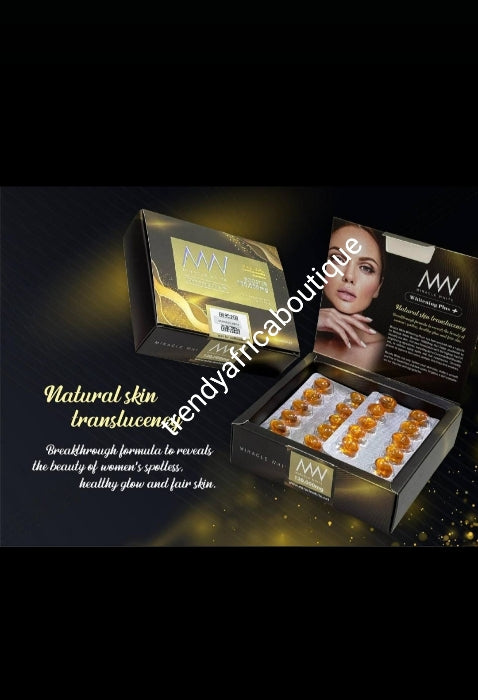Another banga: Miracle White whitening plus royal Gold gluthatione booster. 👌 x 1 60 per pack. Anti-aging radiant skin