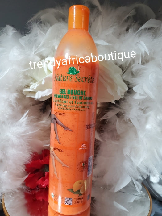 Nature Secrete Vitamin-C shower gel clarifying & exfoliating 3x clarifiant 500ml x 1