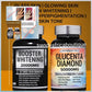 New package: 2pcs set: GLUCENTA DIAMOND glassy skin + BOOSTER WHITENING 5-10 times whitening supplements. Premier edition. Skin Whitening, glowing and brightening duo. 50 capsules each in each bottle.