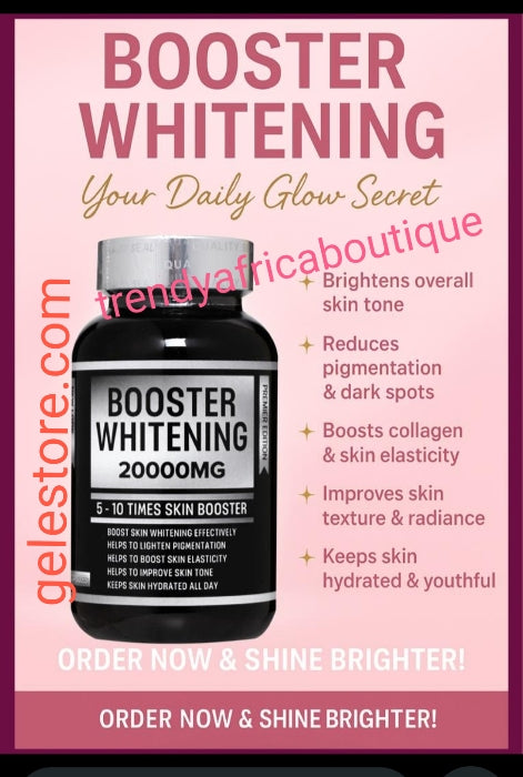 NEW BOTTLE: Glucenta diamond Premier Edition BOOSTER whitening supplements. Skin Whitening glutathion + ascorbic acid efective booster with any whitening supplements 50 capsules each in each bottle. Price per bottle