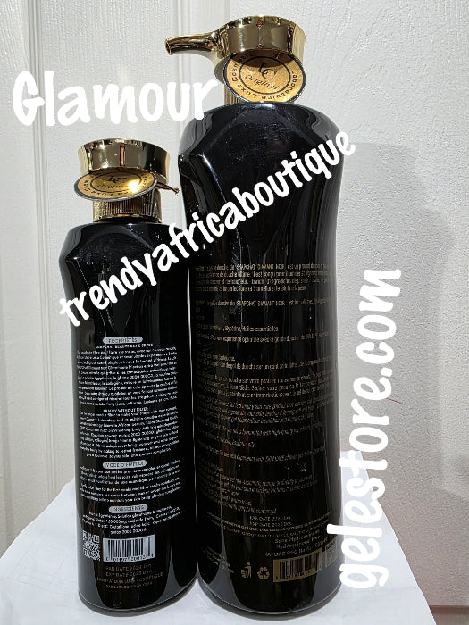 5pcs. Exclusive ORIGINAL Lait SNAPCHAT Diamant Noir (Black) shower gel, body milk, tube cream, Serum & face cream Beauty without filter 👌