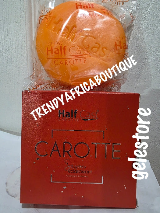 Half cast carotte supreme cleansing and exfoliating soap. 200g x 1