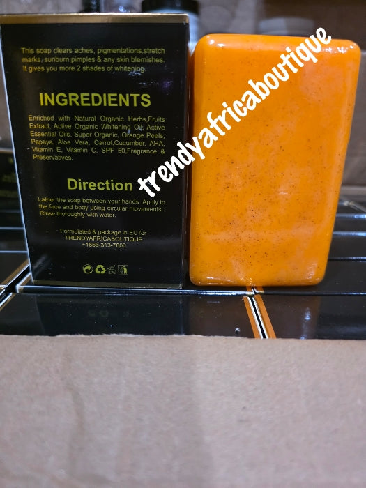 New product alert: Glitzluxury 10D Rich aunty molato bar soap. Strong organic face & body whitening soap spf 50. Anti stretch marks, hyperpigmentations, sunburn. Gives 2 shades whiter.