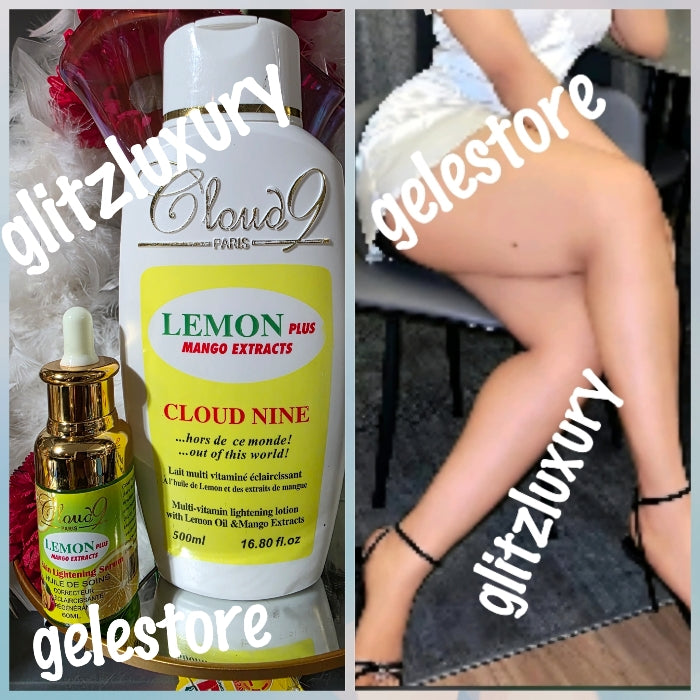 Wolke 9 Paris. Vitamin Whitening-Körperlotion mit Lemon Plus- und Mango-Extrakten, 500 ml. Schöneres, strahlenderes Hautbild: Hydrochinon KOSTENLOS!!