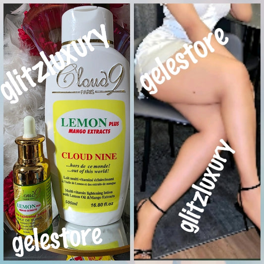 Wolke 9 Paris. Vitamin Whitening-Körperlotion mit Lemon Plus- und Mango-Extrakten, 500 ml. Schöneres, strahlenderes Hautbild: Hydrochinon KOSTENLOS!!