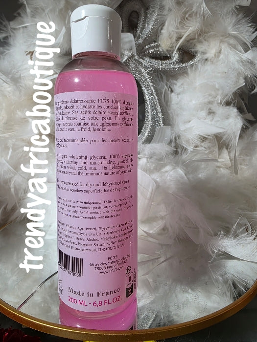 BACK IN STOCK; Another BANGA!! FC75 Paris 🔥👌👌👌 enforced WHITENING FRENCH formular, smooth, silky, hydrating. FC75 PARIS Clarifying Lightening glycerin 200ml x 1,