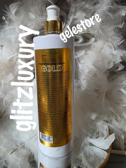New Product Alert: Paris class Figure 8 Gold. 7 days extra whitening body lotion. Kojic, argan oil & Niacinamide. Body corrector and glowing.