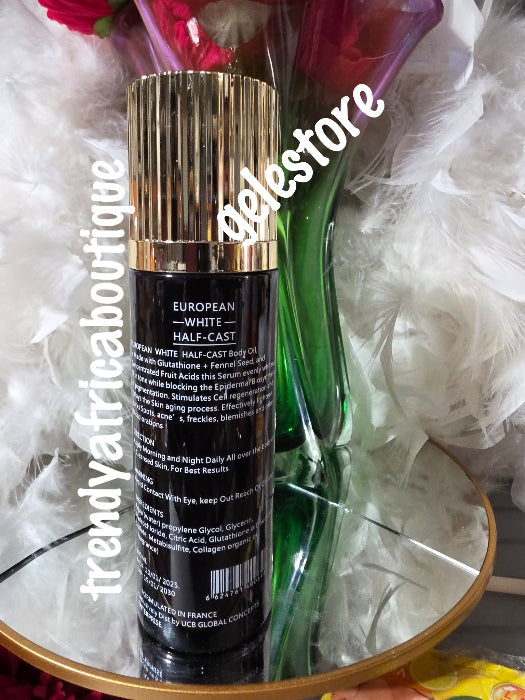 3pcs. European White Half cast body lotion spf 50, serum, facial cream. Glutathion & funnel seed. Anti aging set.