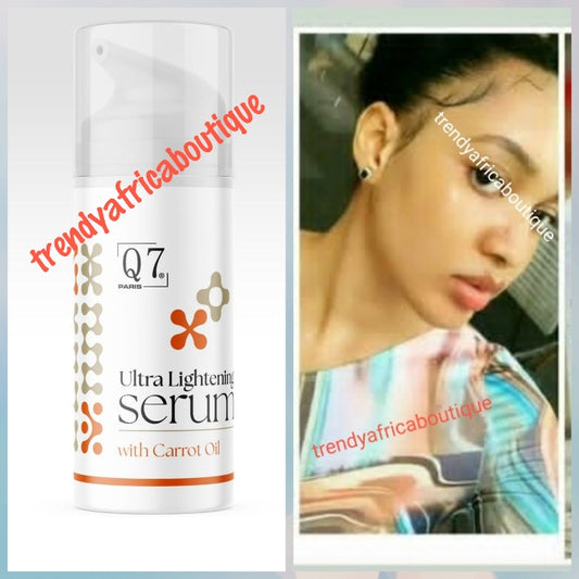New product alerts: Q7 ultra lightening serum with carrot extracts. 30ml x 1. Small but mighty