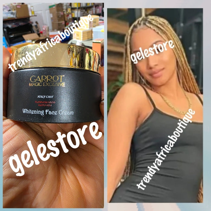 Another Bangar: 3pcs. Carrot Magic Exclusive half cast whitening body milk (lotion), face cream & abebi glutathion soap. Flawless Glow