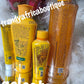 New products ALERT: Belle vie RICH Turmeric lightening set: 4pcs. Body lotion, serum, face cream, & shower gel. Anti dark spots, anti dark knuckles 💯👌