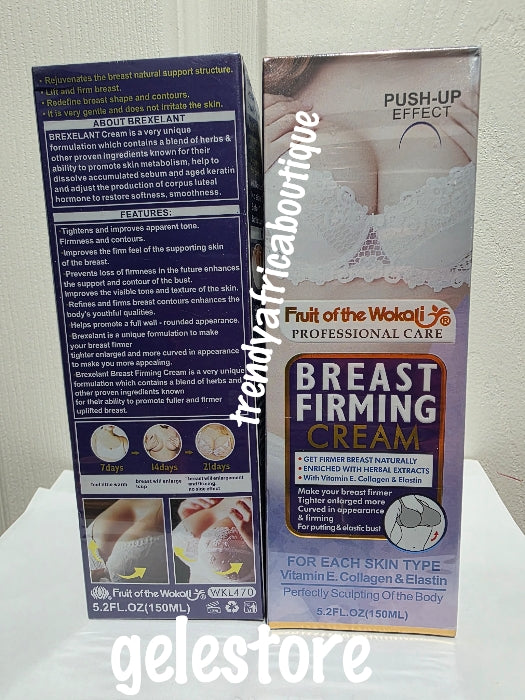Another Banga!! PUSH UP EFFECTS Breast firming cream. With natural herbal extracts, collagen, vit. E, ELASTIN. 150ML X 1