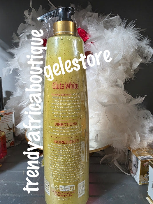 1 bottle Sale: Gluta  White & glutathion whitening shower gel. Exfoliating and toning organic 1000ml x 1