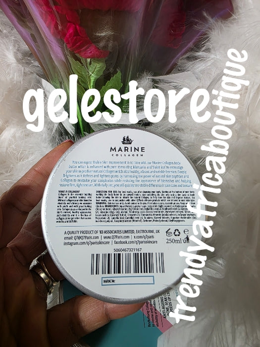 NEW PRODUCT ALERT!! Marine Collagen skin renewal elasticity boosting body butter cream. Higherly effective anti-aging brightening for ALL SKIN TYPES. 250ML X 1 jar sale