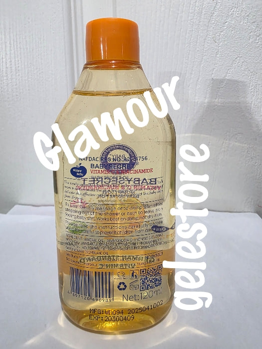 Baby secret vitamin C moisturizing & brightening baby oil. from 0-month & up to 15yrs of age.  Super nourishing 💯 Satisfaction baby secret milk. 400ml x 1