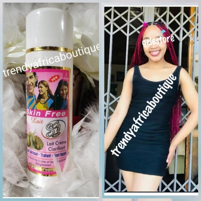 New product alert: Lait RWT skin Free clarifying body lotion with snail argan. 5 days action 500ml x 1