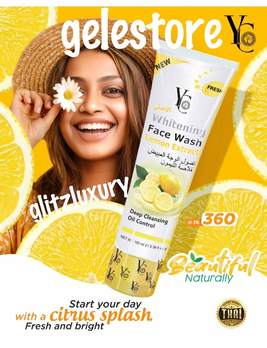 Another Bangar: YC Whitening face wash. Deep cleansing & oil control with pure lemon extracts properties. 100ml x 1