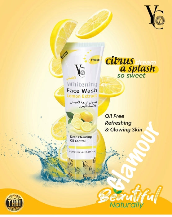 Another Bangar: YC Whitening face wash. Deep cleansing & oil control with pure lemon extracts properties. 100ml x 1