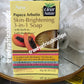 New clear nature papaya Albutin skin brightening 3 in 1 soap with built-in cellulitis busters. 150g x 1