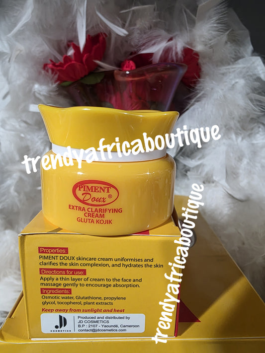 Sale: 3 pack Piment Doux Extra whitening cream. dark spots corrector and unuversal corrector of face cream 30g x 3 pack