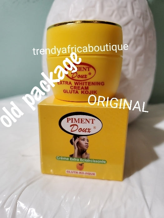 Sale: 3 pack Piment Doux Extra whitening cream. dark spots corrector and unuversal corrector of face cream 30g x 3 pack