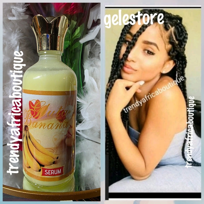 ORIGINAL GLUTA Bananen-Hautaufhellungs- und strahlendes Serum/Öl mit AHA und Vitaminen, 100 ml x 1. Mischen Sie es in Ihre Körperlotion.