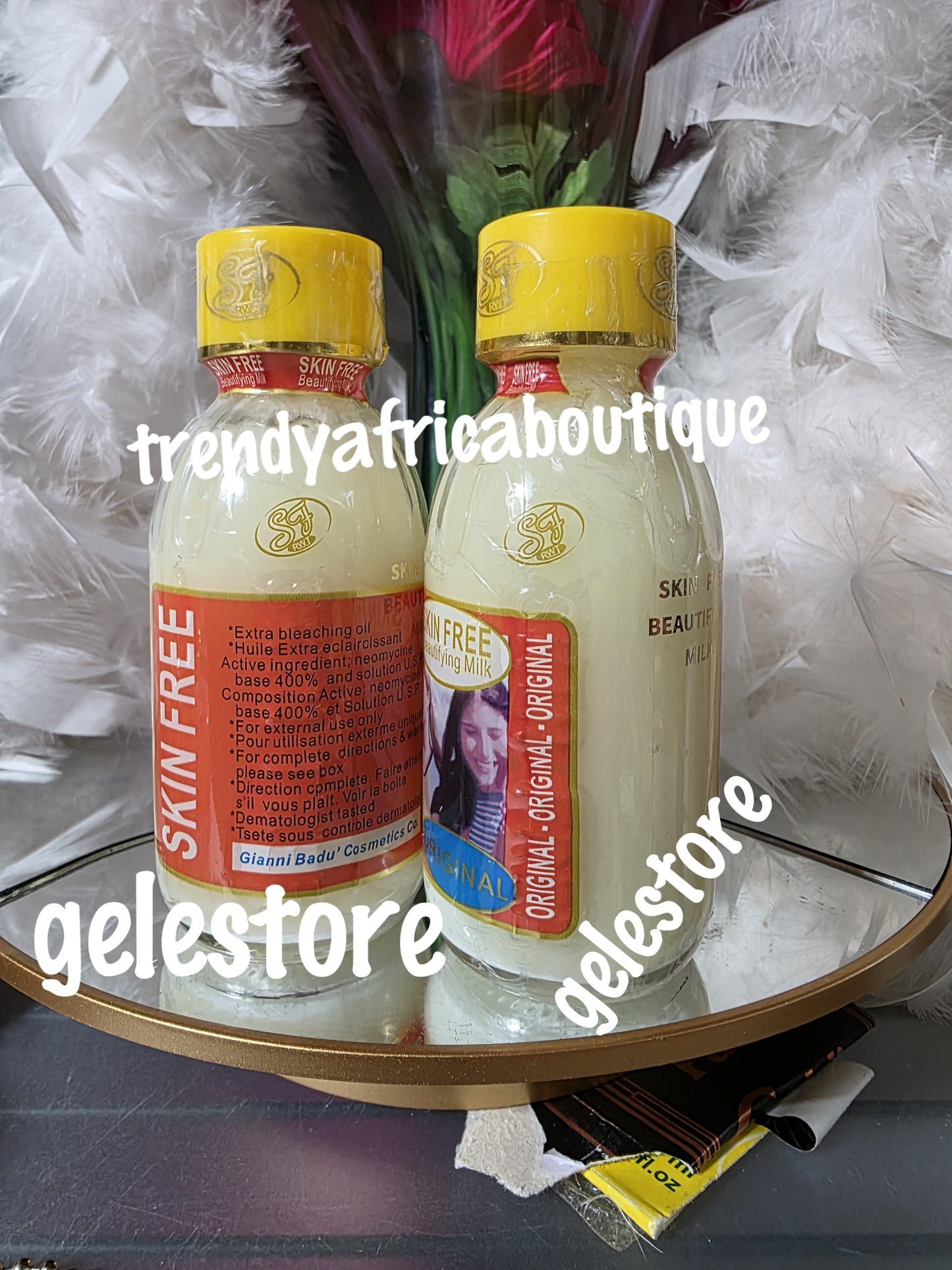 Hautfreie Schönheitsmilch. Schnelle Aufhellung und super strahlendes Serum/Öl x1 Flasche. ORIGINAL!! Einen Esslöffel zu 250 ml Lotion hinzufügen!! 