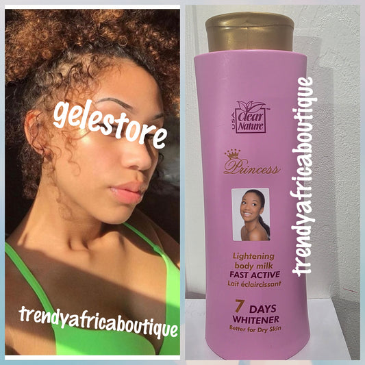 Another Banga: Clear Nature Princess skin lightening body lotion (Milk) FAST ACTIVE! Better for dry skin 500ml x 1