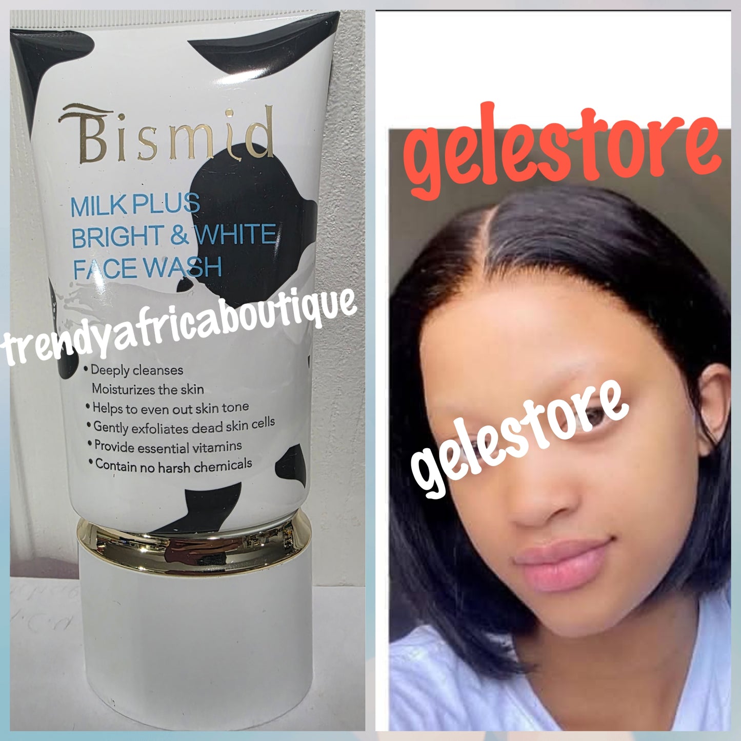 New product alert: Bismid milk plus Bright & White Face wash. Help even out skin tone with essential vitamins 👌