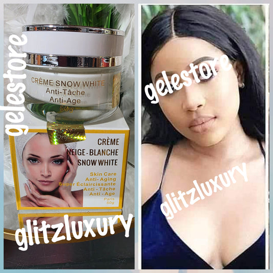 New products alert: 3pcs Banga!!! Lait Neige blanche Snow white anti aging whitening face cream. Anti dark spots (Sister to Snapchat blue)💪👌