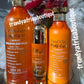 3pcs. Perfect combo👌 Final Glow half-cast carrot whitening body lotion, shower gel, & serum 💯 carrot for face and body. Spf 50. Super effective