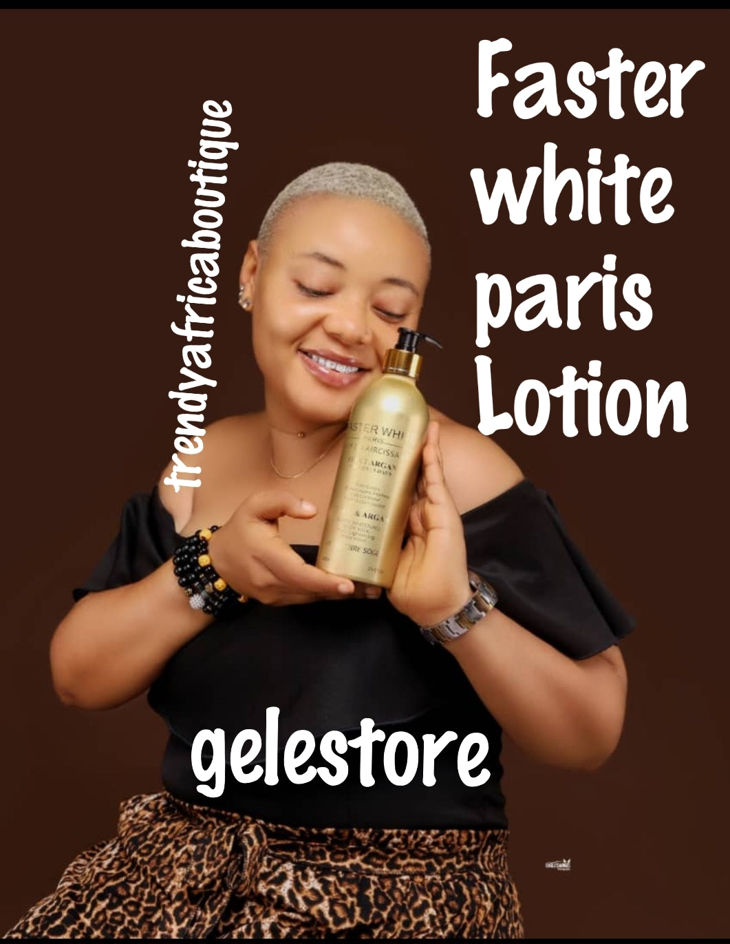 New product alert: 2pcs. Faster White Paris Gold & Argan multi lightening body lotion & face cream. Repairs damaged skin. ALL skin type: hydroquinone FREE!!.