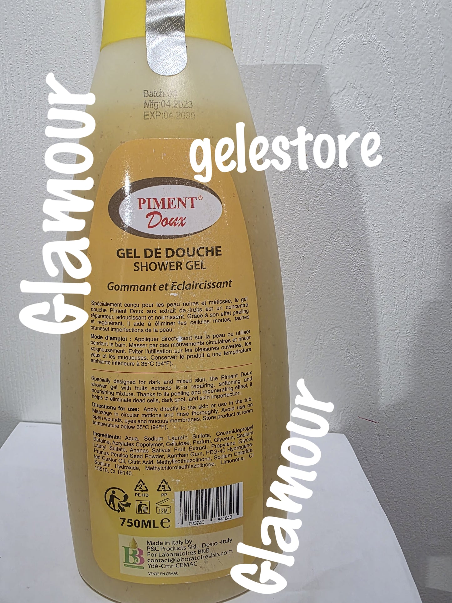 Blemish Care Schneewittchen-Peeling-Duschgel mit Glutathion, Lakritzextrakten und Zitrusfrüchten. 1000 ml x 1. Natürliche Hautaufhellung