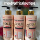 3 bottle SALE: AAUTHENTIC Purec Egyptian whitening magic whitening Gold face & body lotion with egg yolk, glutathione, vit.C , turmeric & Niacinamide 300mlx 3 bottle sale.