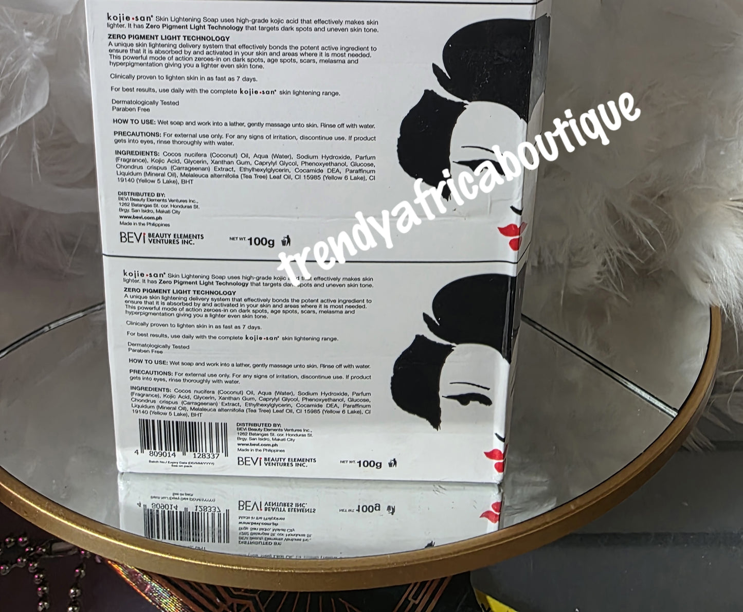 3 in 1 (Trio pack) Kojie san skin lightening bar soap. Classic for a lightening & even skin tone. 💯 Authentic 100g x 3 in a pack