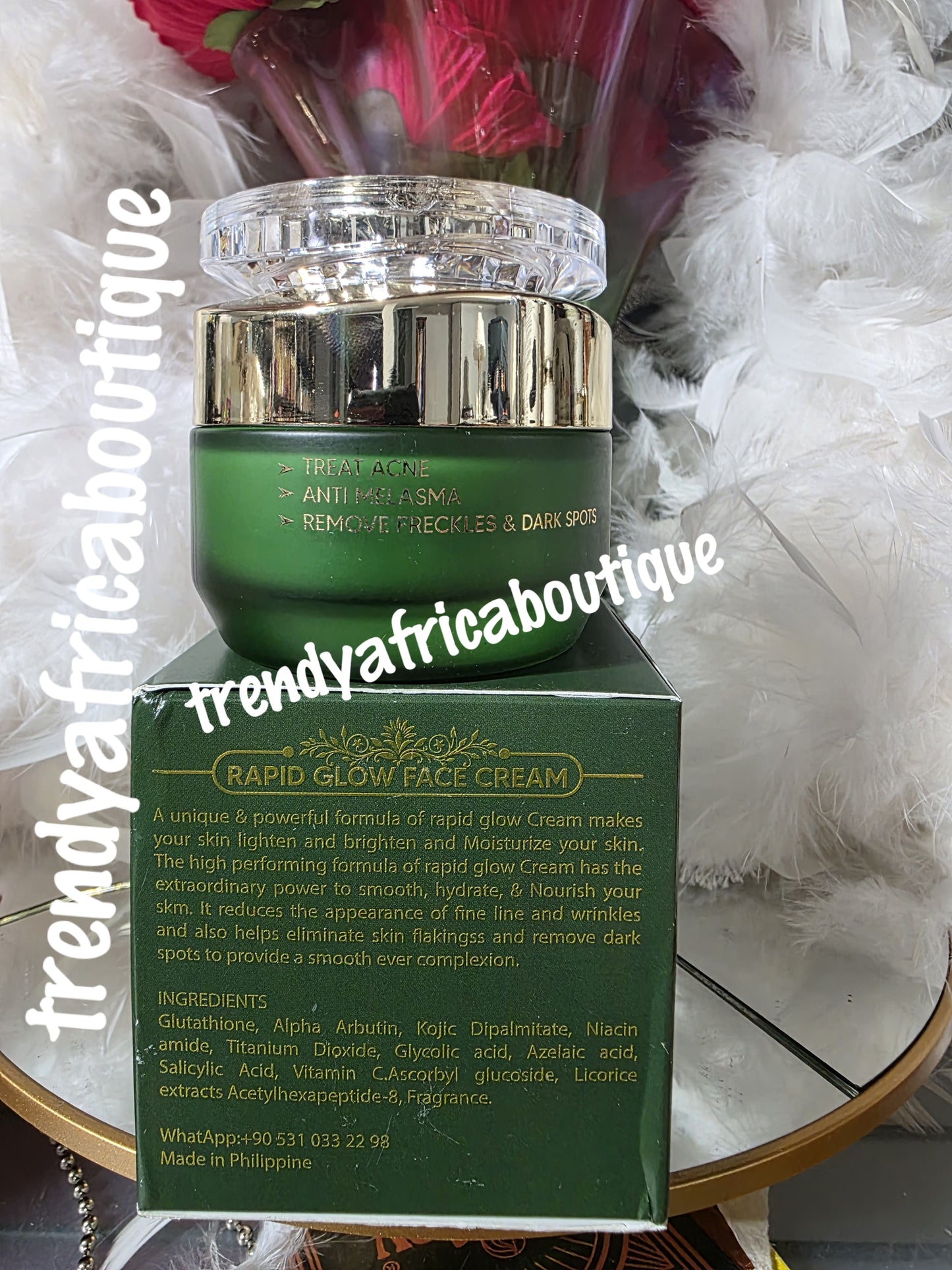 Another Banga: new alert Dr. LOLO Rapid Glow anti dark spots, acne, malasma Face Cream. 50g x 1. White and glow
