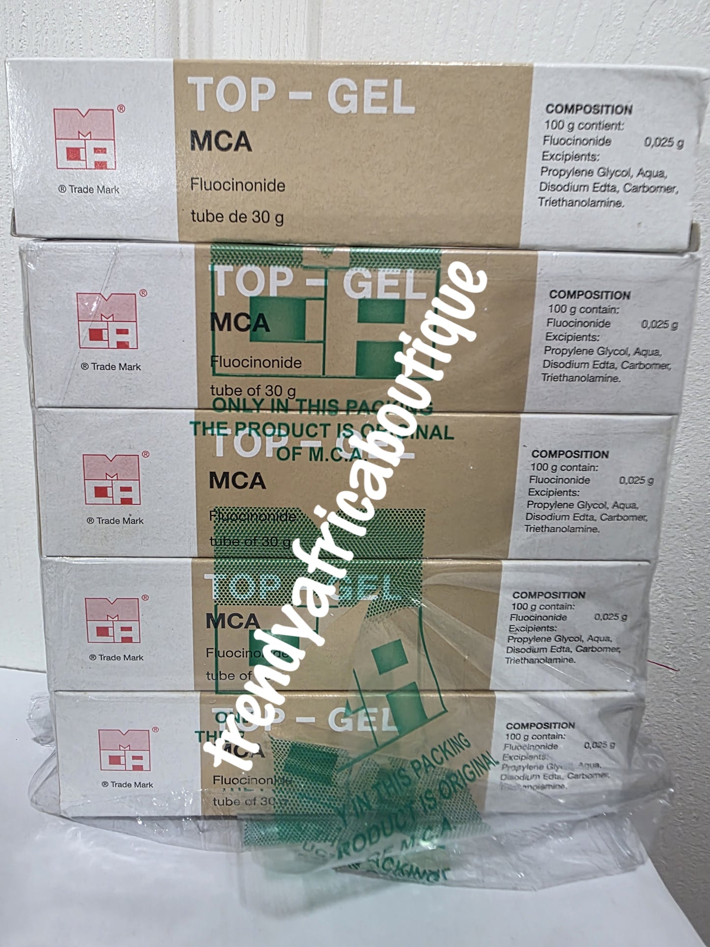 Original Top gel MCA cream 30g x 1 price is for one. CREAM