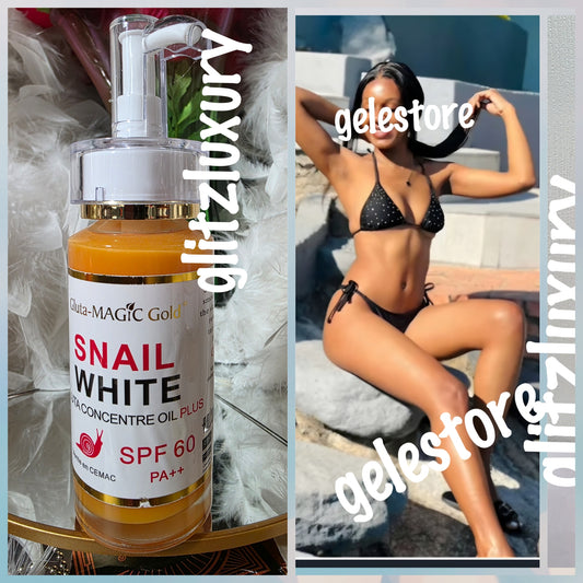 Gluta magic gold snail white concentred oil spf 60