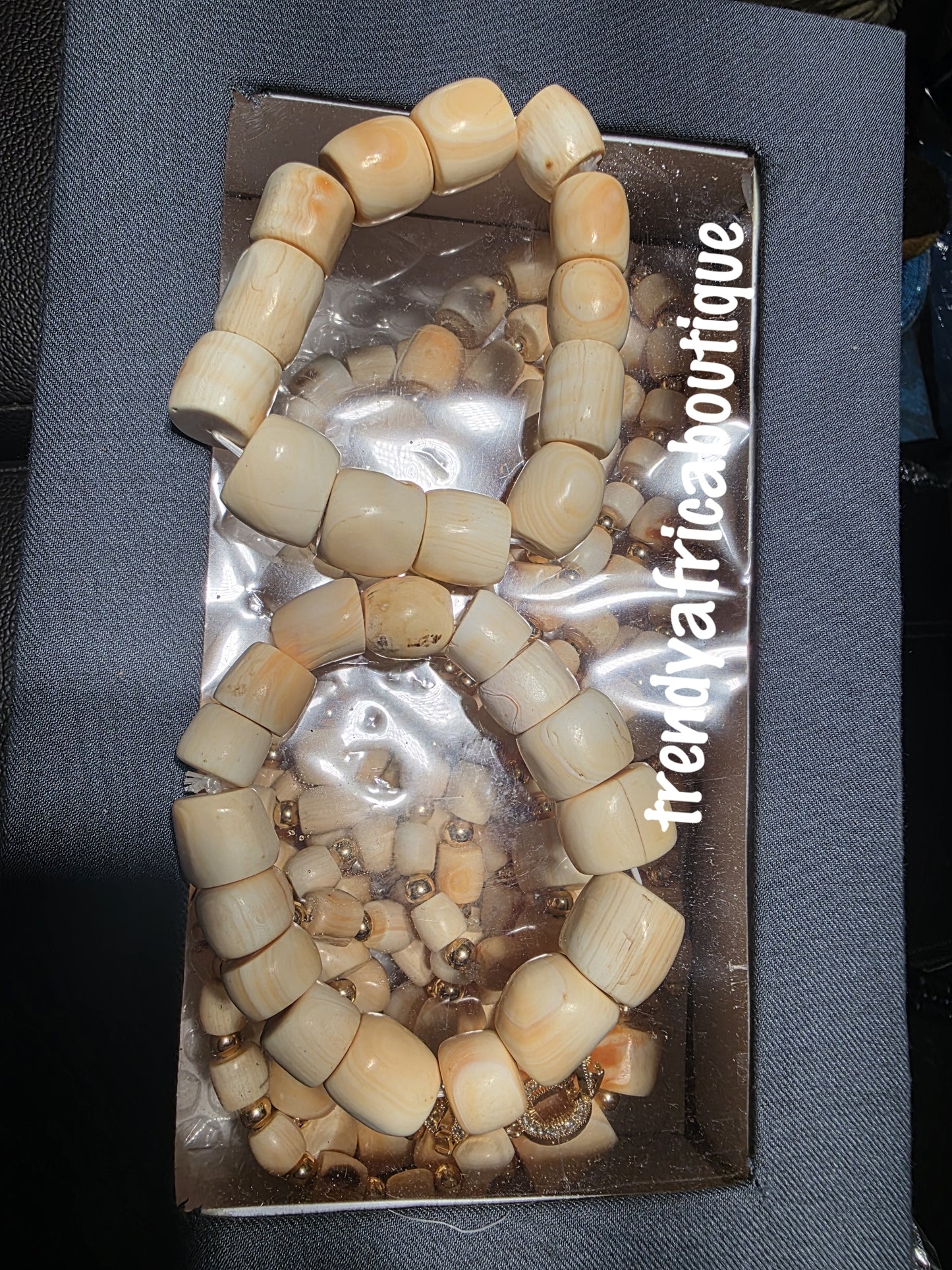 Vintage ivory color coral hand bracelet for Nigerian Traditional parties, traditional wedding Accessories. Price is one bracelet