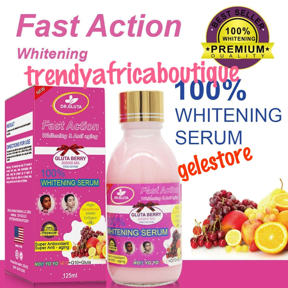 ORIGINAL GLUTA Bananen-Hautaufhellungs- und strahlendes Serum/Öl mit AHA und Vitaminen, 100 ml x 1. Mischen Sie es in Ihre Körperlotion.