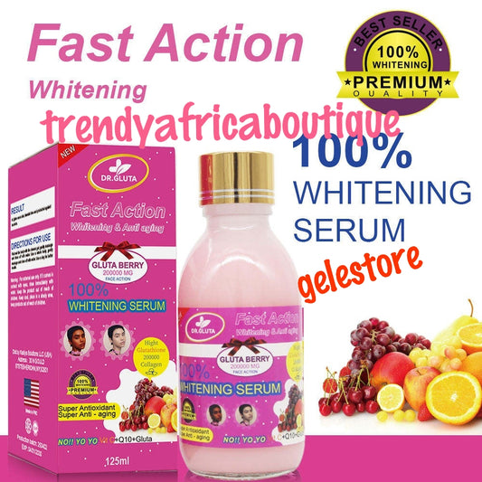 ORIGINAL GLUTA Bananen-Hautaufhellungs- und strahlendes Serum/Öl mit AHA und Vitaminen, 100 ml x 1. Mischen Sie es in Ihre Körperlotion.