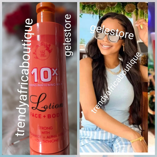 New product alert: Lily white 10X whitening milk. Face & body lotion 500ml x 1