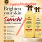 4pcs. Samchi double concentre Body lotion, face cream, repair oil and lighening body oil. Spf 60