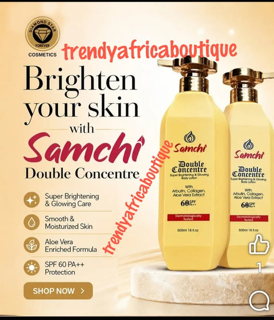 Samchi double concentre Body lotion. Brightening & glowing body milk with spf60 (Copy)