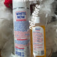 LANA White Now Lait Clarifying  body lotion milk 500ml bottle x1 + white Now oil 125mlx 1 bottle.