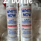 Neu und originell: White Now Lait Clarifiant superschnelle, aufhellende Körperlotion mit dreifacher Wirkung, 500 ml. Für beste Ergebnisse mit White Now Serum verwenden.